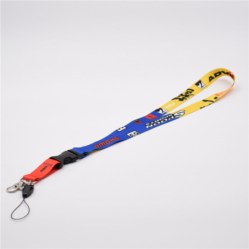 JDM Lanyard Keychain Neck Strap Quick Release Key Chain 2 Sided