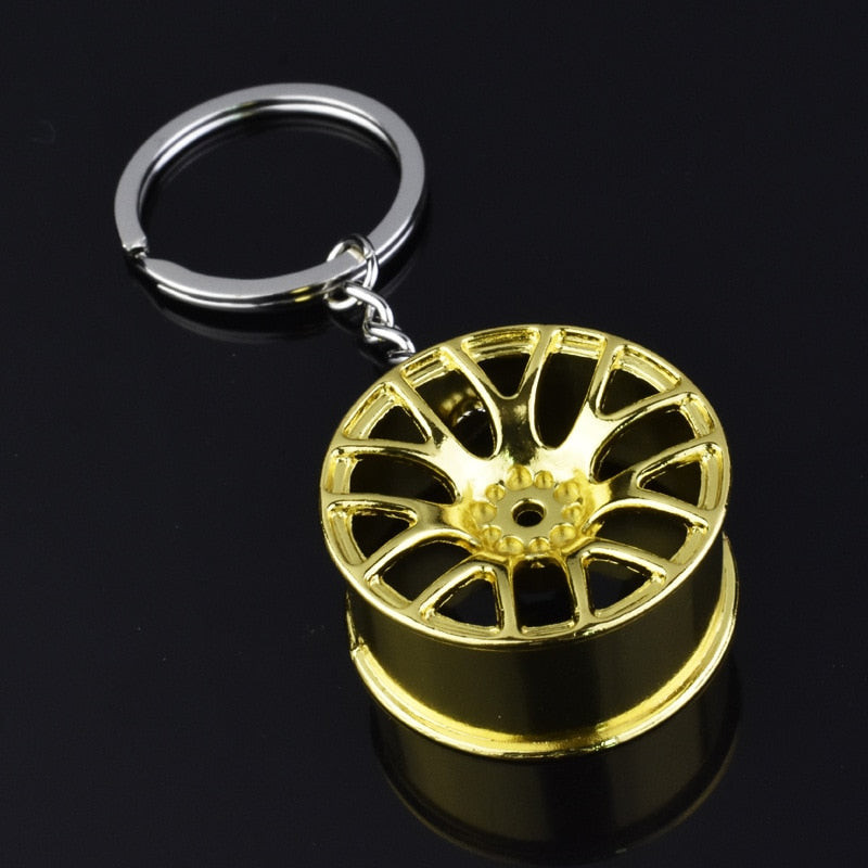 Car Speed Wheel Keychains for Man Manual Transmission Lever Metal Gear Head Key Ring Car Refitting Creative Charms Keychain