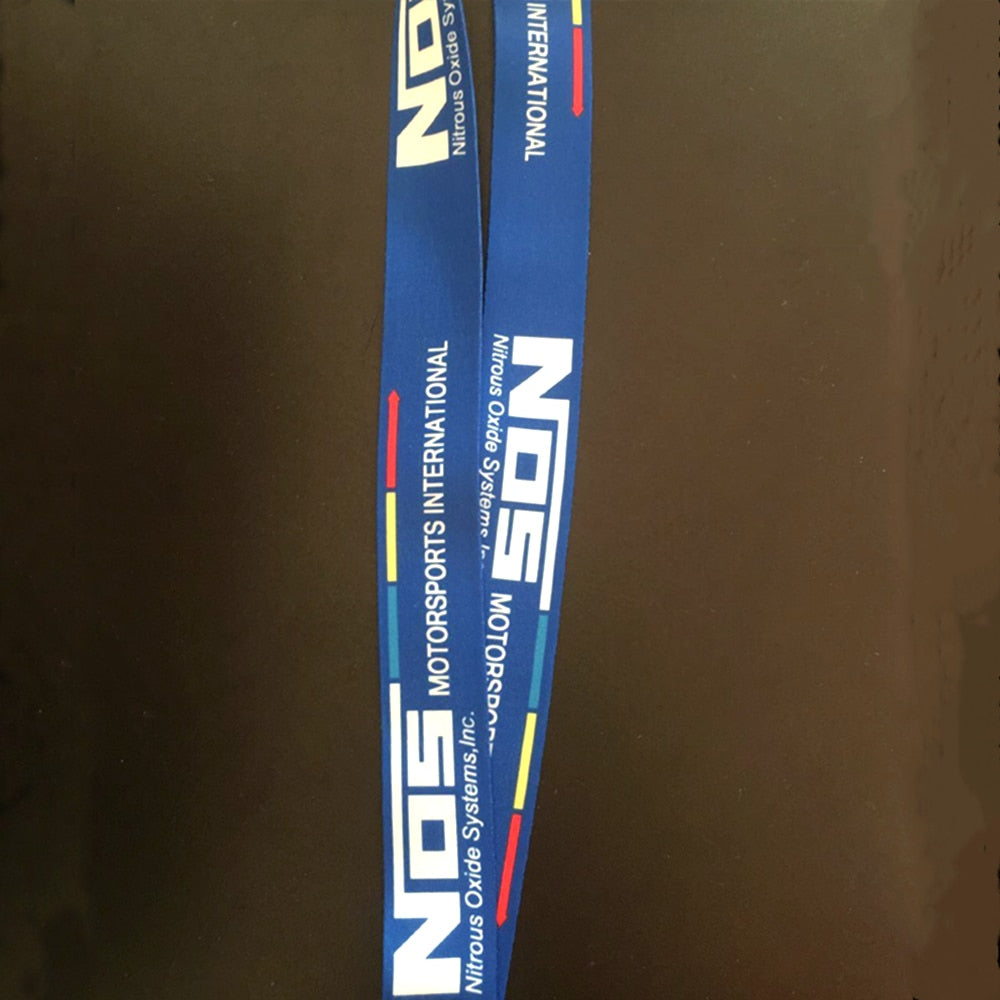 NOS Car Neck Straps Lanyard ID Holders Phone Keychain Keyring Lanyard For NOS Auto Vehicle Accessorie Anti-lost