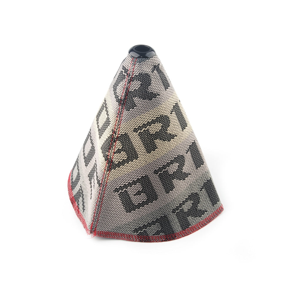 JDM Style Bride Canvas Universal Shift Lever Knob Boot Cover Racing Shift Knob Collars