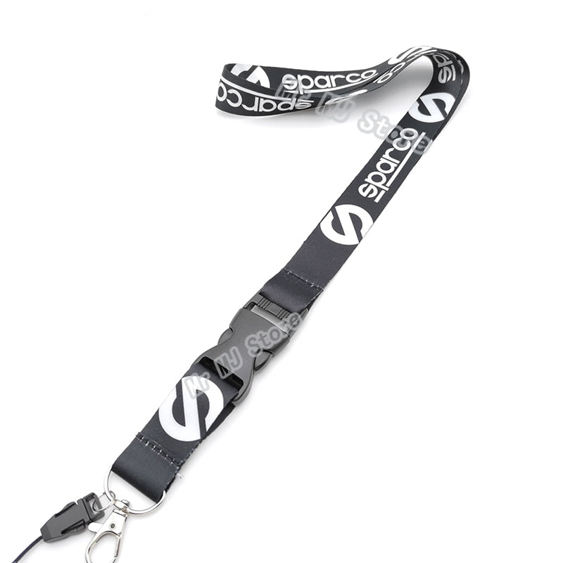Sparco Nylon Lanyard Keychain For Sparco Auto Keyring
