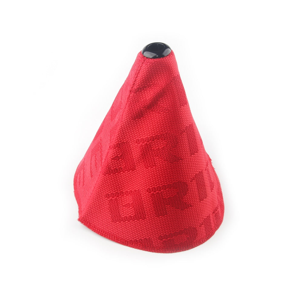 JDM Style Bride Canvas Universal Shift Lever Knob Boot Cover Racing Shift Knob Collars