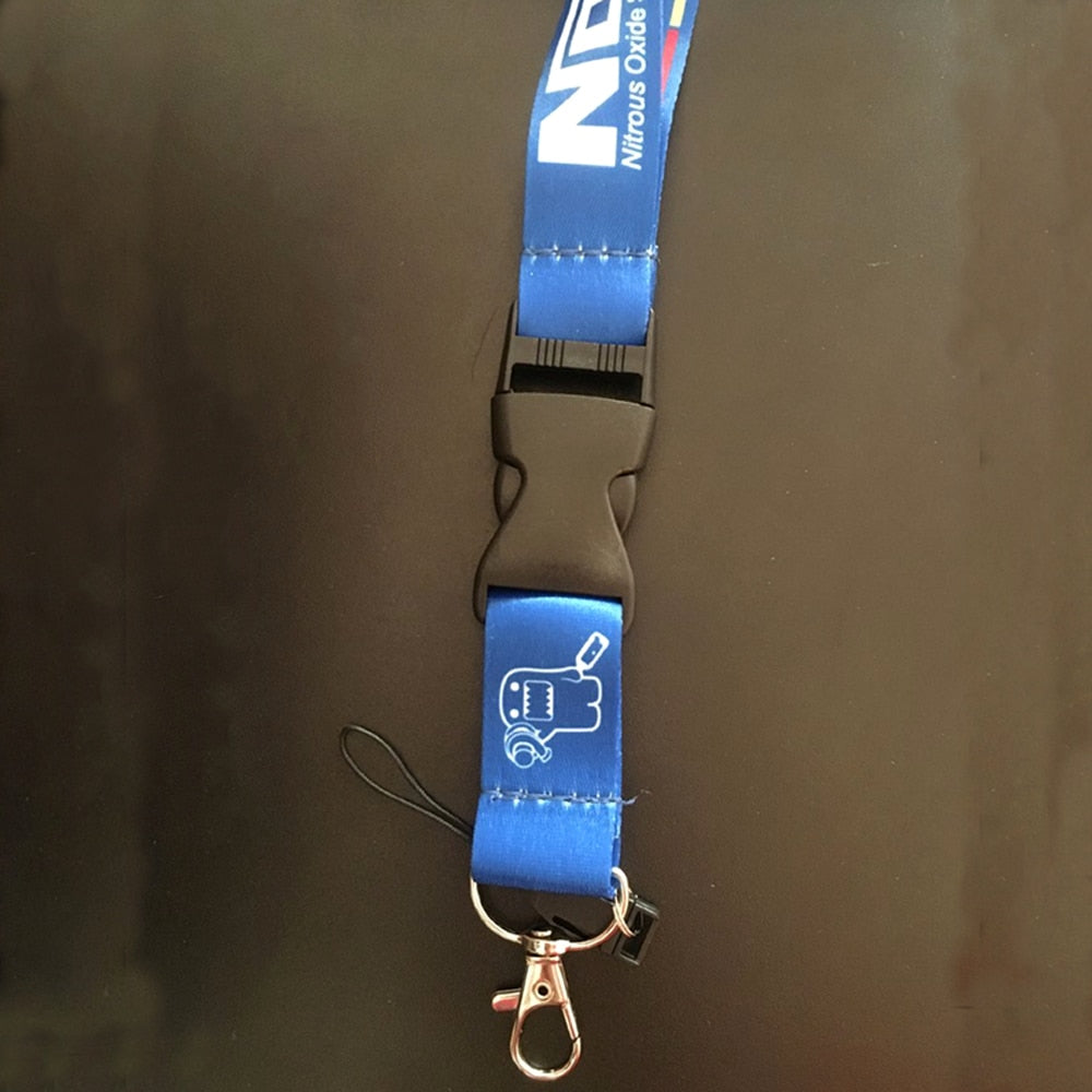 NOS Car Neck Straps Lanyard ID Holders Phone Keychain Keyring Lanyard For NOS Auto Vehicle Accessorie Anti-lost