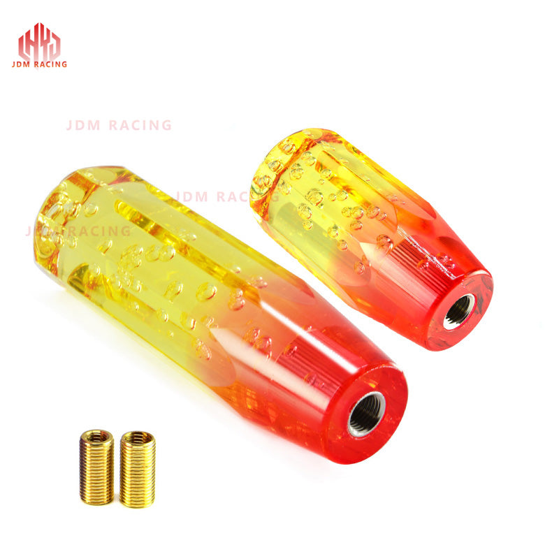 Crystal Transparent Bubble Purple Blue Throw Gear Shifter 10cm Car Manual Shift Knob Gear Shifter Head Shift Knob Stick