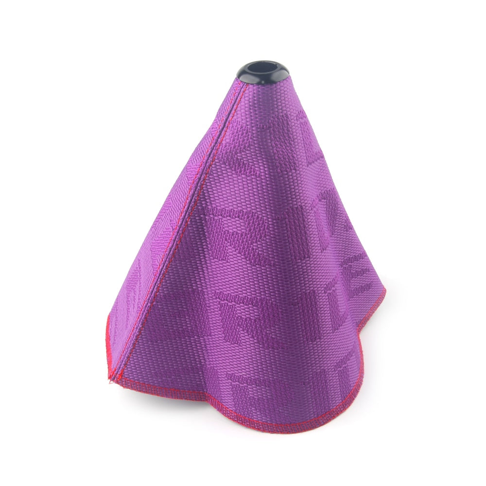 JDM Style Bride Canvas Universal Shift Lever Knob Boot Cover Racing Shift Knob Collars