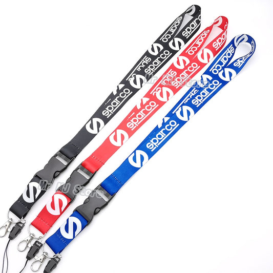 Sparco Nylon Lanyard Keychain For Sparco Auto Keyring