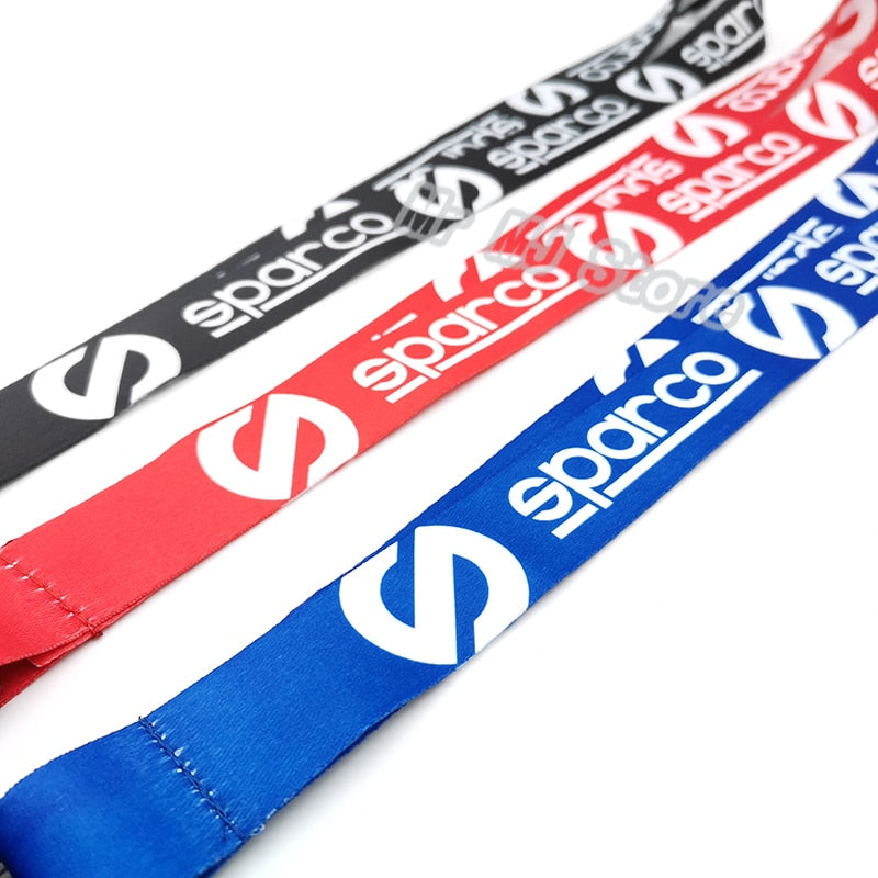 Sparco Nylon Lanyard Keychain For Sparco Auto Keyring