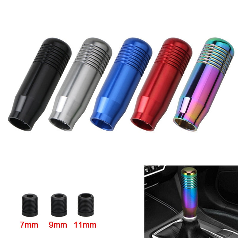 Stylish Universal Car Aluminum Manual Gear Shift Knob Stick Manual Transmission Gearstick Lever Shifter Knob 8.5CM