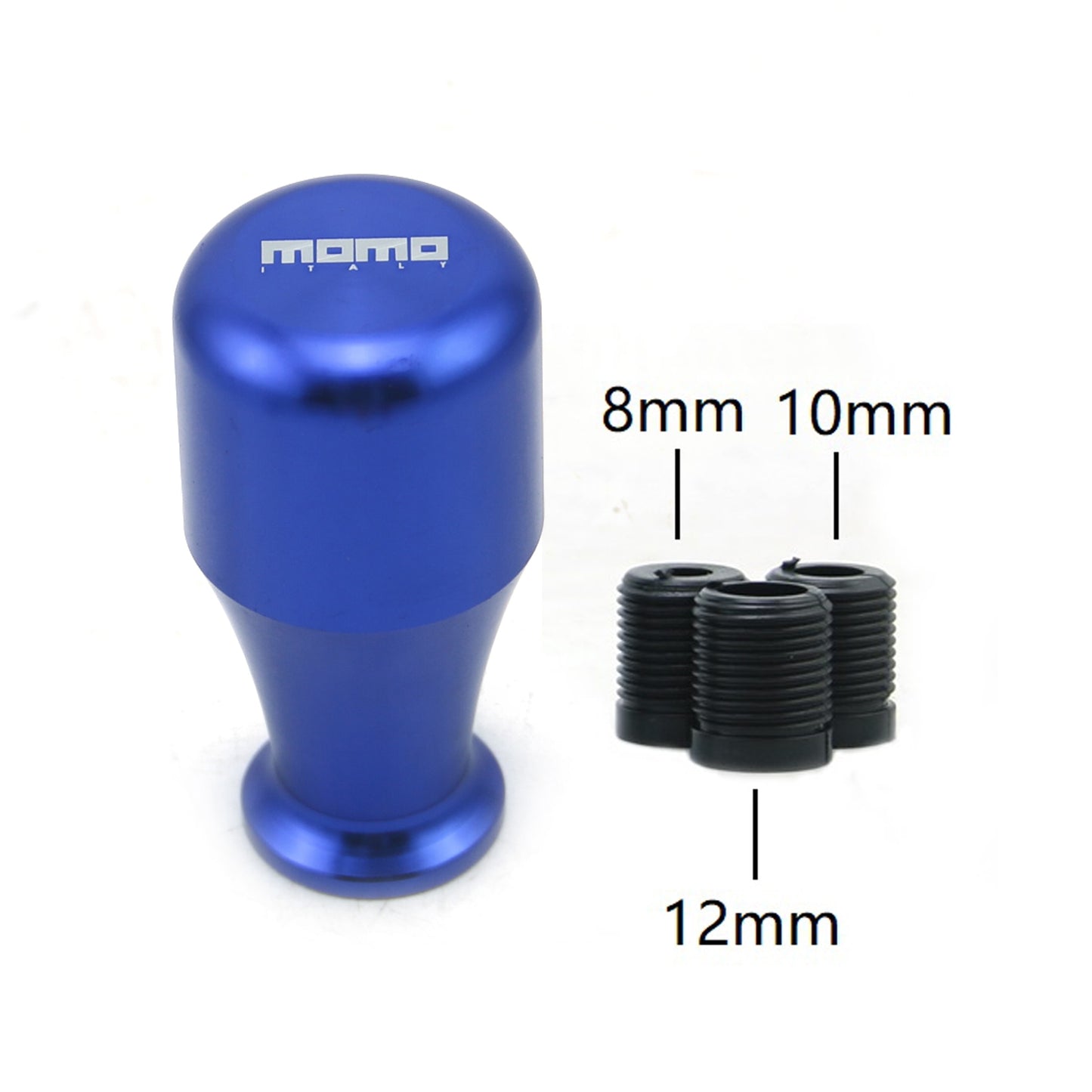 MOMO 8cm Gear Shift Knob Stick Manual Transmission Universal Car Aluminum Extended Gear Shifter Gear Head Knob