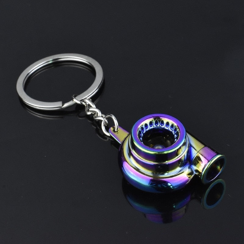 Car Speed Turbo Keychains for Man Manual Transmission Lever Metal Gear Head Key Ring Car Refitting Creative Charms Keychain