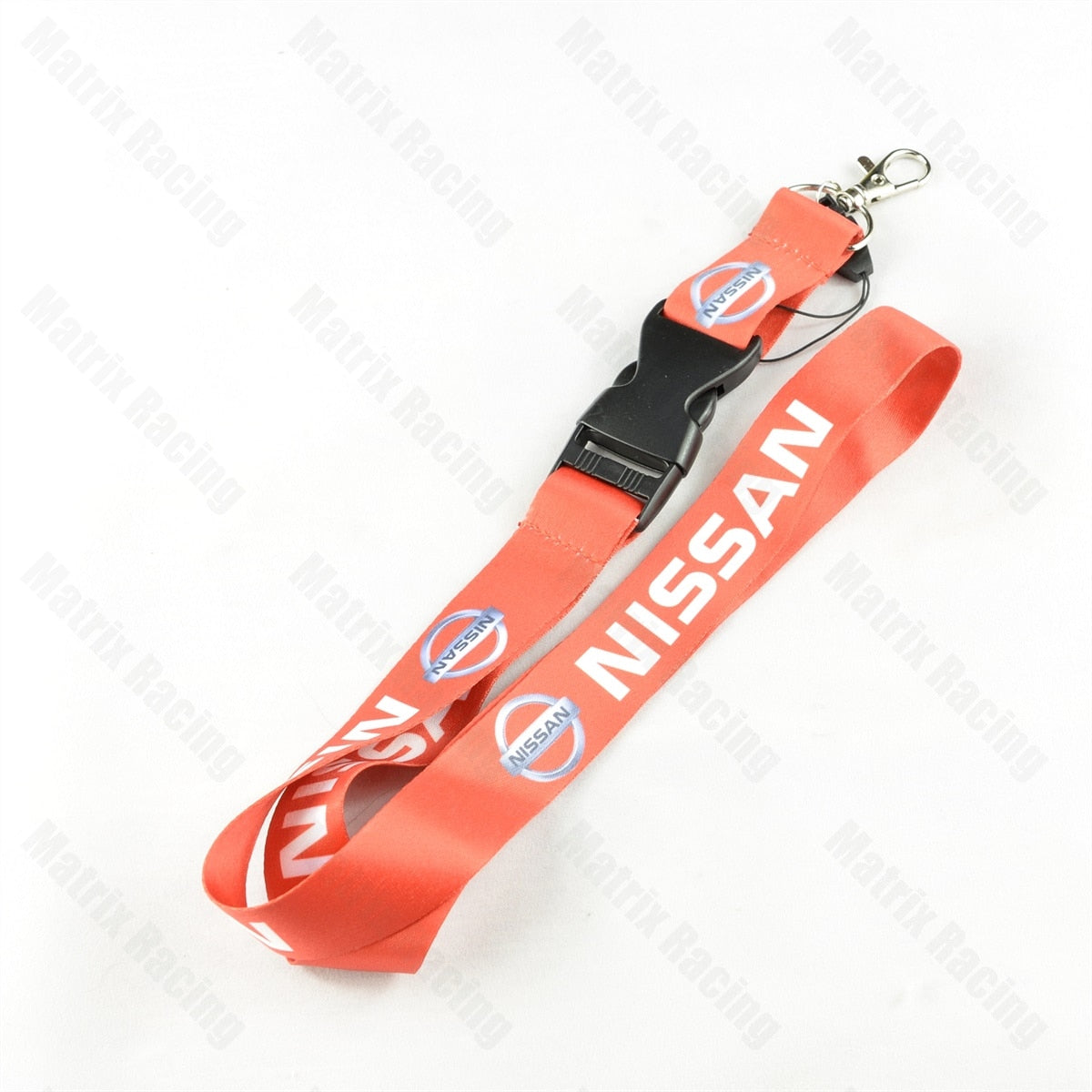 JDM Style NISSAN Lanyard Racing Car Keychain ID Card Neck Strap for Sylphy Cima Qashqai 370Z GTR Livina Murano