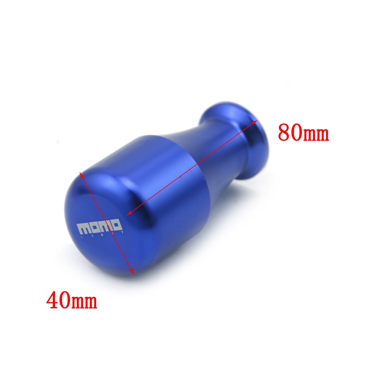 MOMO 8cm Gear Shift Knob Stick Manual Transmission Universal Car Aluminum Extended Gear Shifter Gear Head Knob