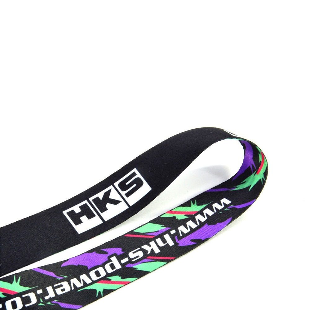 JDM Lanyard Keychain Neck Strap Quick Release Key Chain 2 Sided