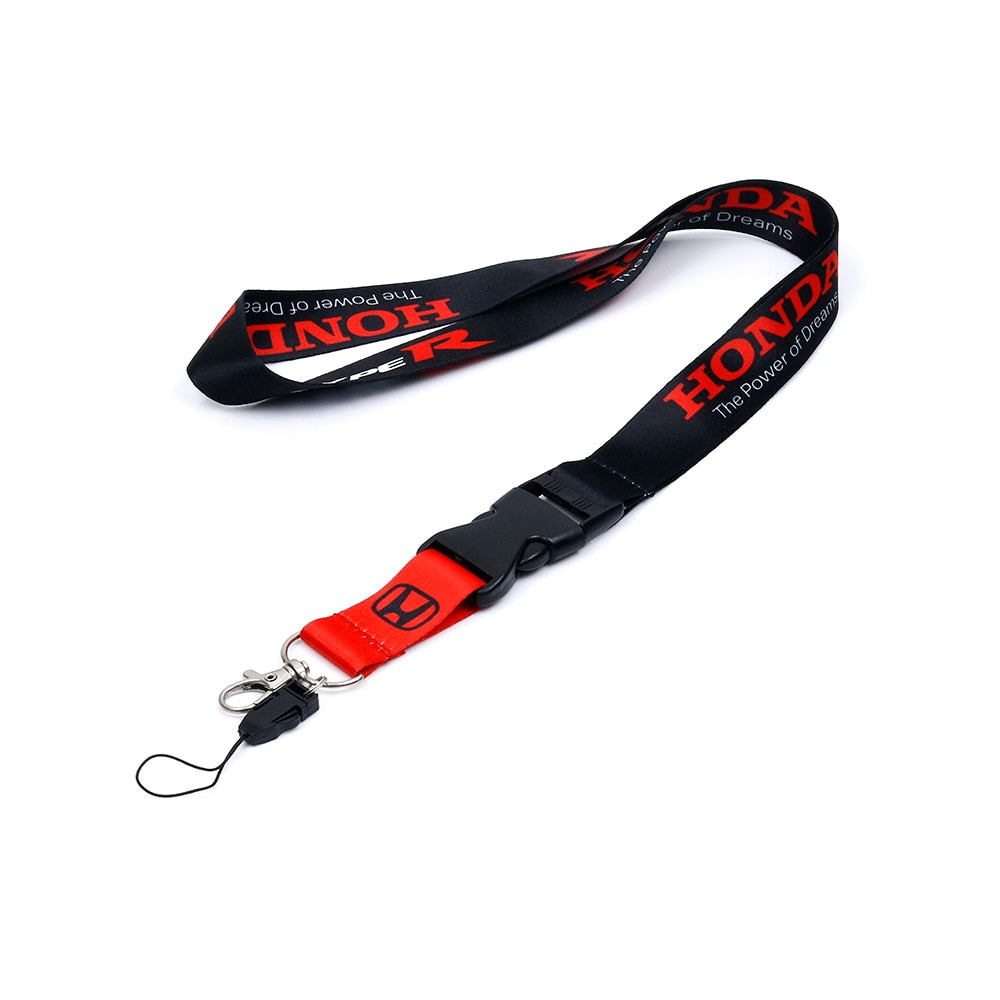 JDM Lanyard Keychain Neck Strap Quick Release Key Chain 2 Sided