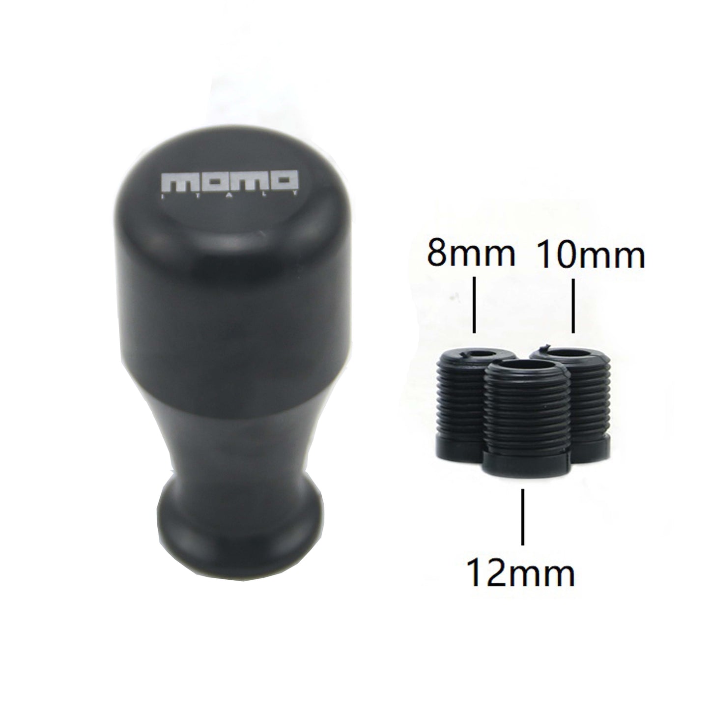 MOMO 8cm Gear Shift Knob Stick Manual Transmission Universal Car Aluminum Extended Gear Shifter Gear Head Knob