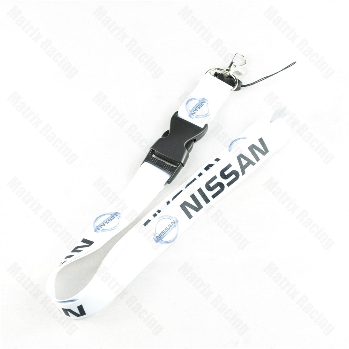 JDM Style NISSAN Lanyard Racing Car Keychain ID Card Neck Strap for Sylphy Cima Qashqai 370Z GTR Livina Murano