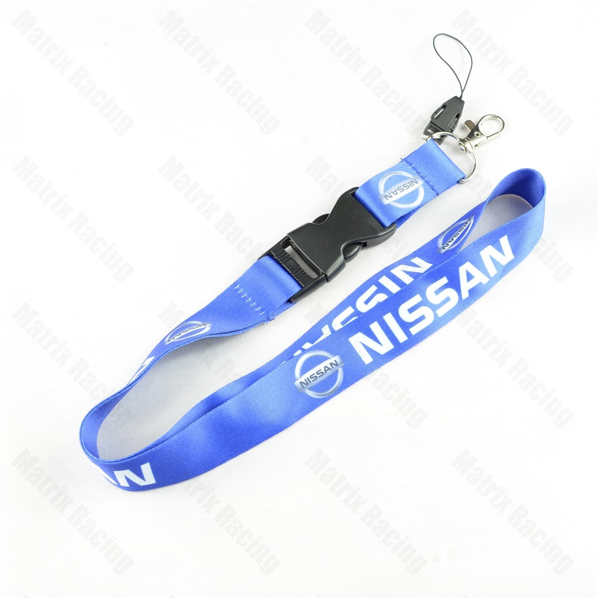 JDM Style NISSAN Lanyard Racing Car Keychain ID Card Neck Strap for Sylphy Cima Qashqai 370Z GTR Livina Murano