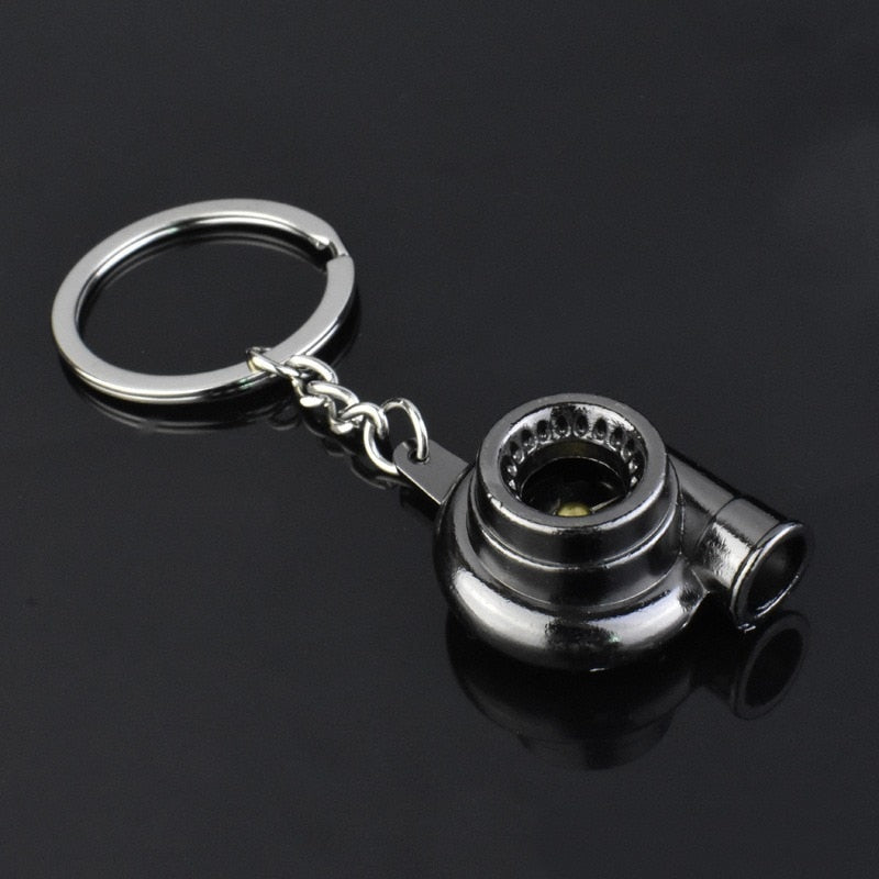 Car Speed Turbo Keychains for Man Manual Transmission Lever Metal Gear Head Key Ring Car Refitting Creative Charms Keychain