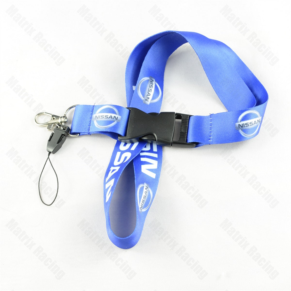 JDM Style NISSAN Lanyard Racing Car Keychain ID Card Neck Strap for Sylphy Cima Qashqai 370Z GTR Livina Murano