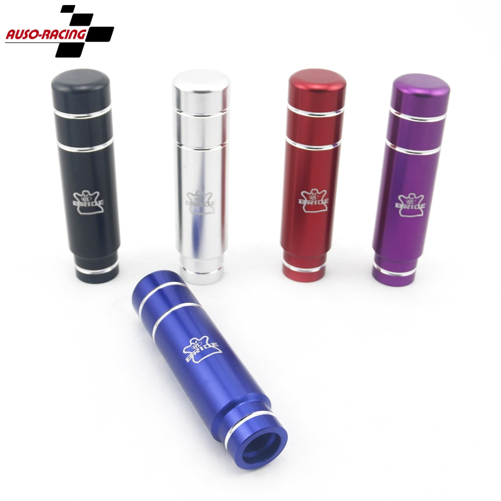 Bride Style Universal Car Burnt Blue Burned Blue 13cm Aluminum Gear Shift Knob Shifter Lever Head