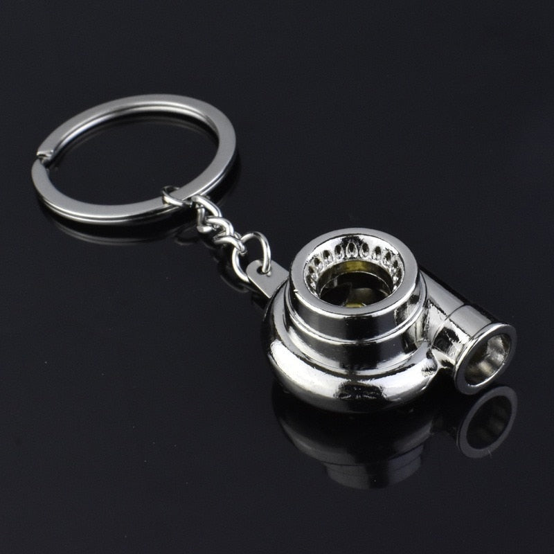 Car Speed Turbo Keychains for Man Manual Transmission Lever Metal Gear Head Key Ring Car Refitting Creative Charms Keychain