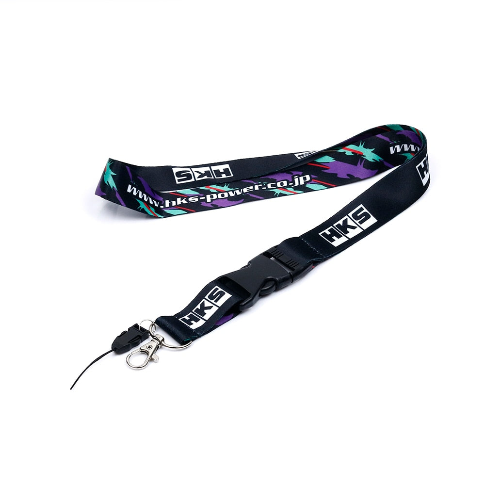 JDM Lanyard Keychain Neck Strap Quick Release Key Chain 2 Sided