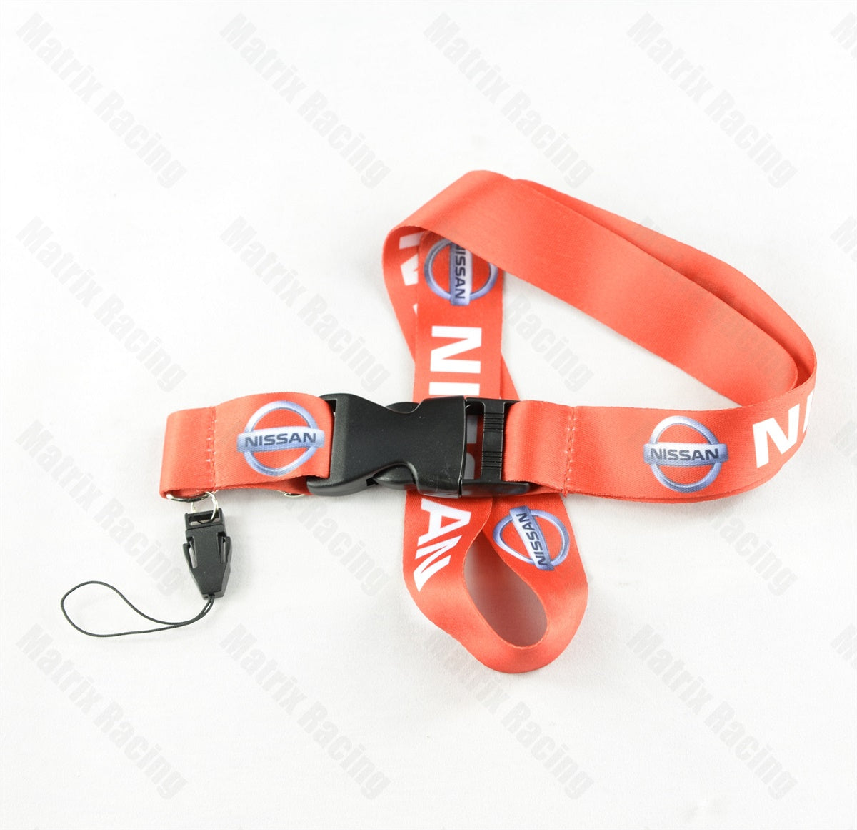 JDM Style NISSAN Lanyard Racing Car Keychain ID Card Neck Strap for Sylphy Cima Qashqai 370Z GTR Livina Murano